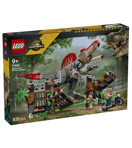 LEGO® Jurassic World Бягството на спинозавъра 77982