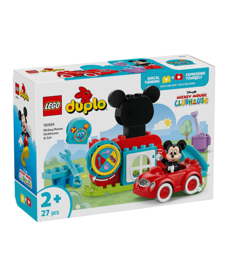 LEGO® DUPLO® Disney™ Клубът и колата на Мики Маус 10454
