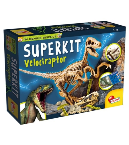 Малък гений Lisciani Супер комплект VELOCIRAPTOR