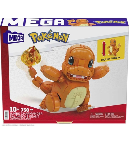 Конструктор Mattel Mega Construx Pokémon Jumbo Charmander, 750 части