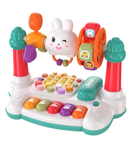 Бебешка интерактивна играчка телефон и пиано Raya Toys Telephone game