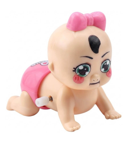 Детска играчка Raya Toys лазещо момиченце с механизъм