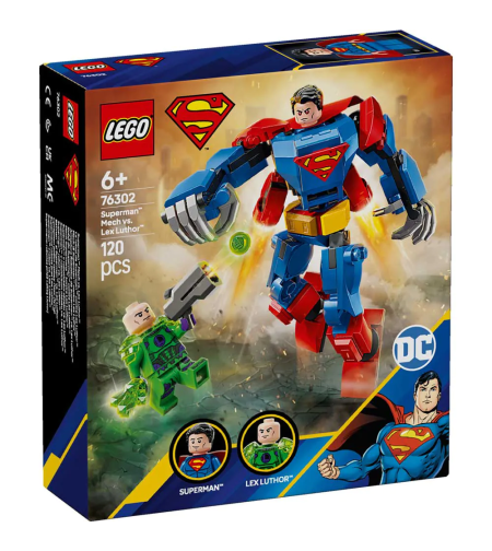 LEGO® DC Супермен робот срещу Лекс Лутър 76302
