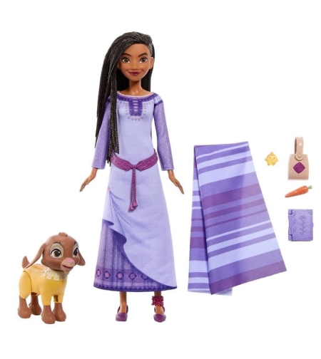Кукла Mattel Disney Wish Asha of Rosas Adventure Pack, с аксесоари
