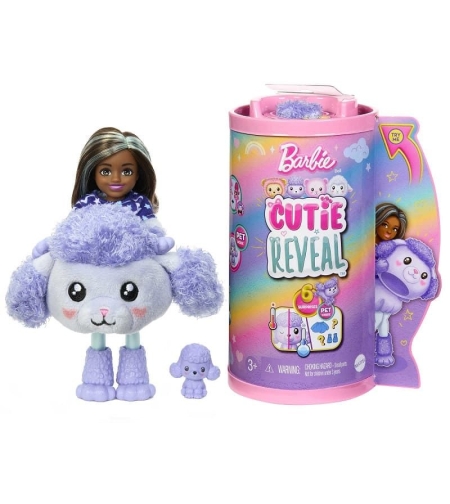 Кукла Mattel Barbie Cutie Reveal Poodle Chelsea, изненада