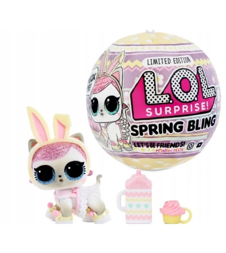 Кукла MGA L.O.L. Surprise Spring Bling Hops Pet, с 6 аксесоара