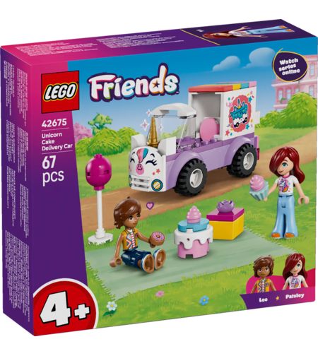 LEGO® Friends Кола еднорог за доставка на торти 42675