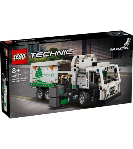 LEGO® Technic Боклукчийски камион Mack® LR Electric 42167