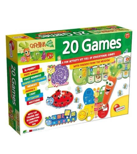 Детска игра Lisciani Carotina Talking Pen 20 игри