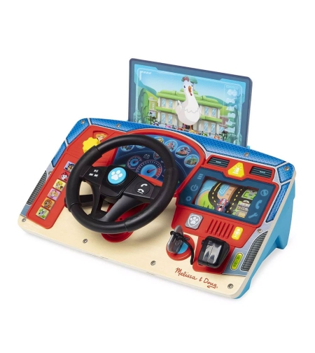 Дървено табло с волан Melissa and Doug Paw Patrol Rescue Mission, 100+ мисии