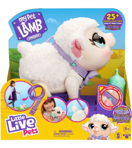 Интерактивна играчка Moose Toys Little Live Pets агънце Snowie