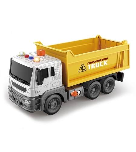 Детски камион самосвал Raya Toys Truck Car с музика и светлини, 1:16