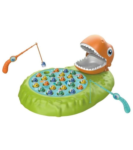 Настолна игра с рибки Raya Toys с динозавър