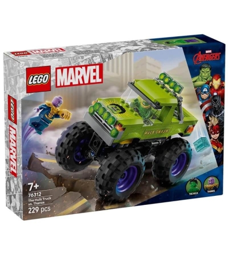 LEGO® Marvel Камионът на Хълк срещу Танос, 76312
