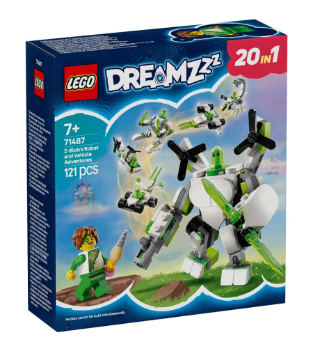 LEGO® DREAMZzz™ Приключения с робота и превозното средство на Зи-блоб 71487
