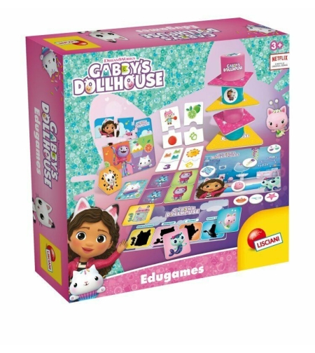 Колекция от образователни игри Lisciani Gabby's Dollhouse Edugames