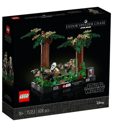 LEGO® Star Wars™ Диорама на преследването на Ендор 75353