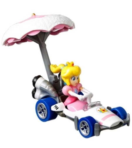 Детска кола за игра Mattel Hot Wheels Mario Kart Princess Peach, 1:64