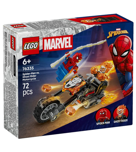 LEGO® Marvel Спайдърмен срещу Призрачен ездач с мотоциклет 76335
