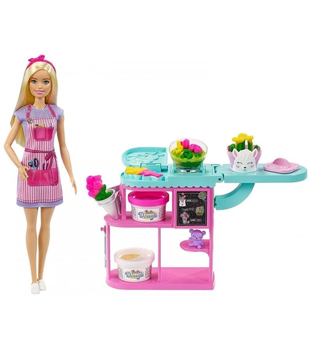 Комплект Mattel BARBIE Магазин за цветя 3402299