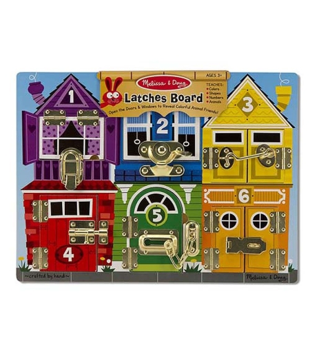 Дървена дъска с ключалки Melissa and Doug 13785