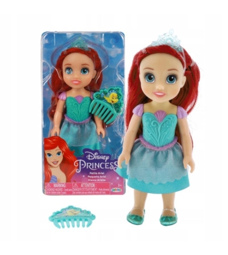 Кукла Jakks Pacific Disney Princess Ариел с гребен, 15 см.