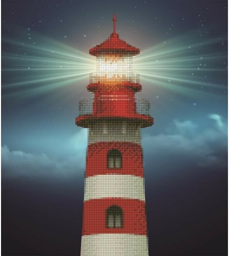 Диамантен гоблен Diamond Dotz Картина с кристали LIGHT HOUSE