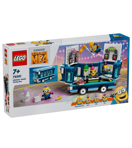 LEGO® Despicable Me Музикалния парти бус на миньоните 75581