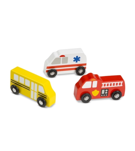 Дървен град - превозни средства Melissa and Doug 13170