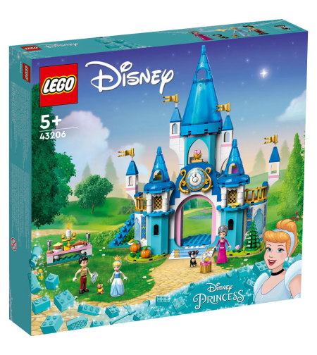 LEGO® Disney Princess Замъкът на Пепеляшка и принц Чаровен 43211