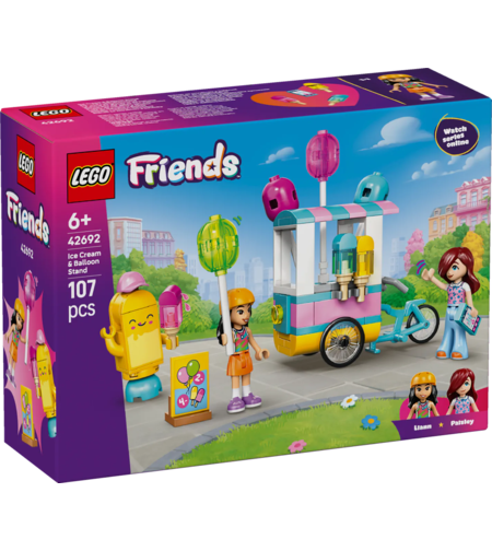 LEGO® Friends Щанд за сладолед и балони 42692