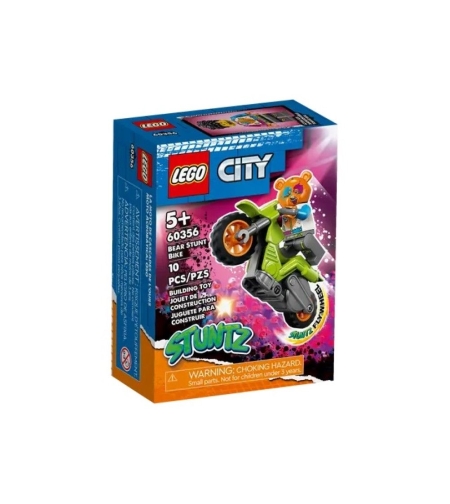 LEGO® City Stuntz Мечешки каскадьорски мотоциклет 60356