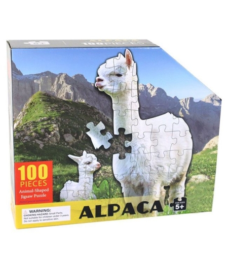 Пъзел Raya Toys Алпака, 100 ч.