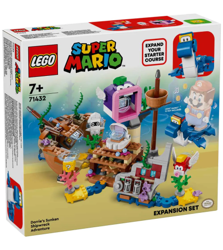 LEGO® Super Mario™ Комплект с допълнения Dorrie's Sunken Shipwreck Adventure 71432