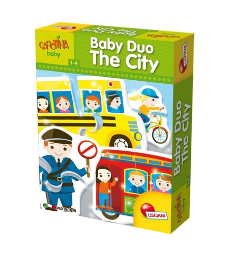 Бебешки пъзел Lisciani Carotina Baby Дуо град