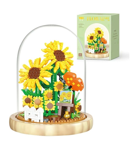 Raya Toys Конструктор Слънчогледи с купол, 558 части