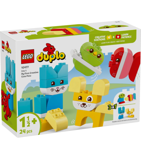 LEGO® DUPLO® My First Сладки домашни любимци 3 в 1 10477