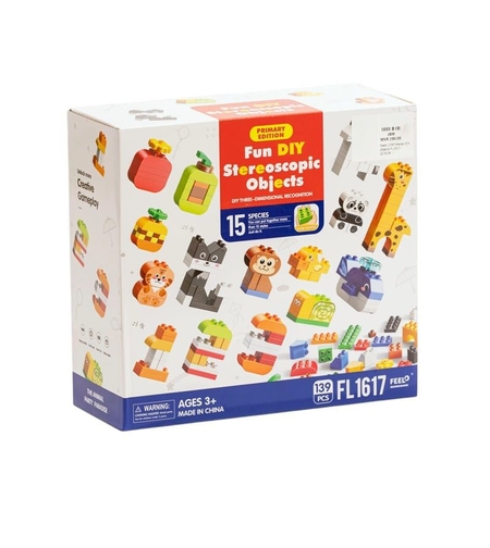 Конструктор Feelo Направи си сам Фигурки, 139 ч.