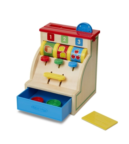 Дървен детски касов апарат Melissa and Doug 13378