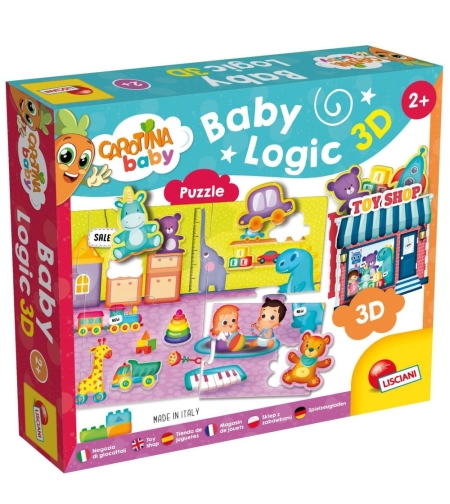 Детски 3D Пъзел Lisciani Carotina Baby Logic 3D Играчки