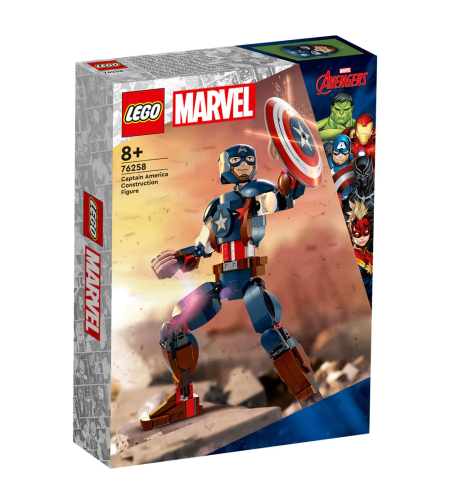 LEGO® Marvel Фигура за изграждане Kапитан Америка 76258
