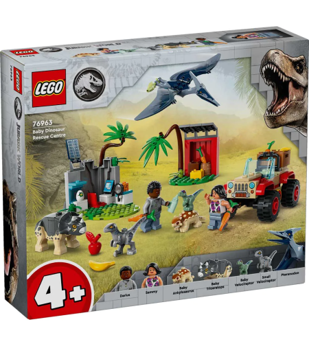 LEGO® Jurassic World Спасителен център за бебета динозаври 76963