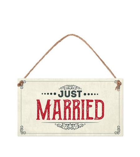 Табелка - Just Married