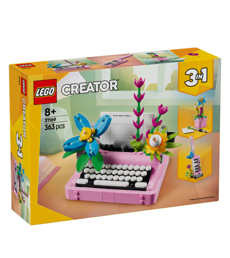 LEGO® Creator Пишеща машина с цветя 31169