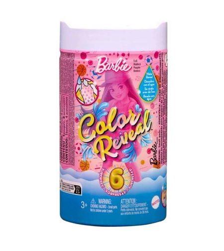 Кукла изненада Mattel Barbie Color Reveal Sport Челси, 6 изненади
