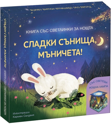 Сладки сънища, мъничета - книга със светлинки за нощта