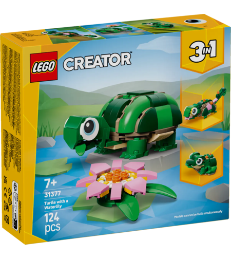 LEGO® Creator Костенурка с цвят на водна лилия 31377
