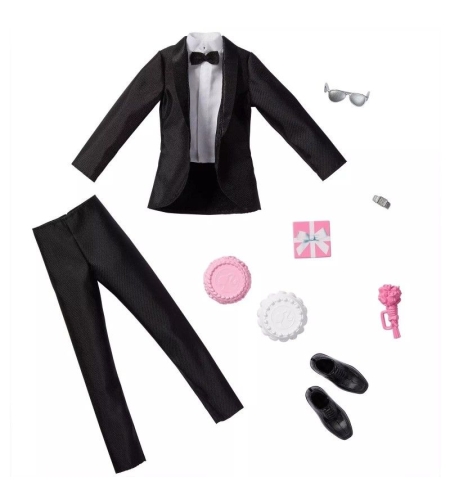 Комплект Mattel Barbie Сватбен костюм за Кен и асесоари, GWF11