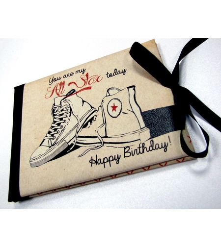 Луксозна картичка за рожден ден - All Star