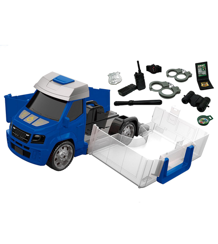Полицейски камион Raya Toys С аксесоари, звуци и светлини
